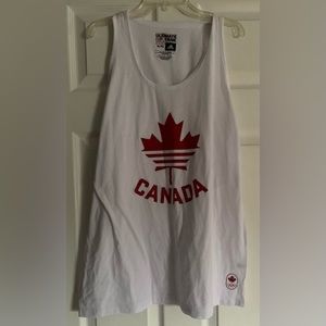 New with Tags Canada white Tank Top Adidas size XL